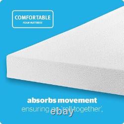 Silentnight Single Soft Memory Foam Mattress Comfort Rolled Hypoallergenic