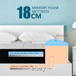 Single Memory Foam 3ft Soft Mattress Medium Firm Breathable Soft Fabric
