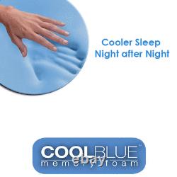 Touch Cool Blue Memory Foam Hand Tufted Mattress Next Day Delivery